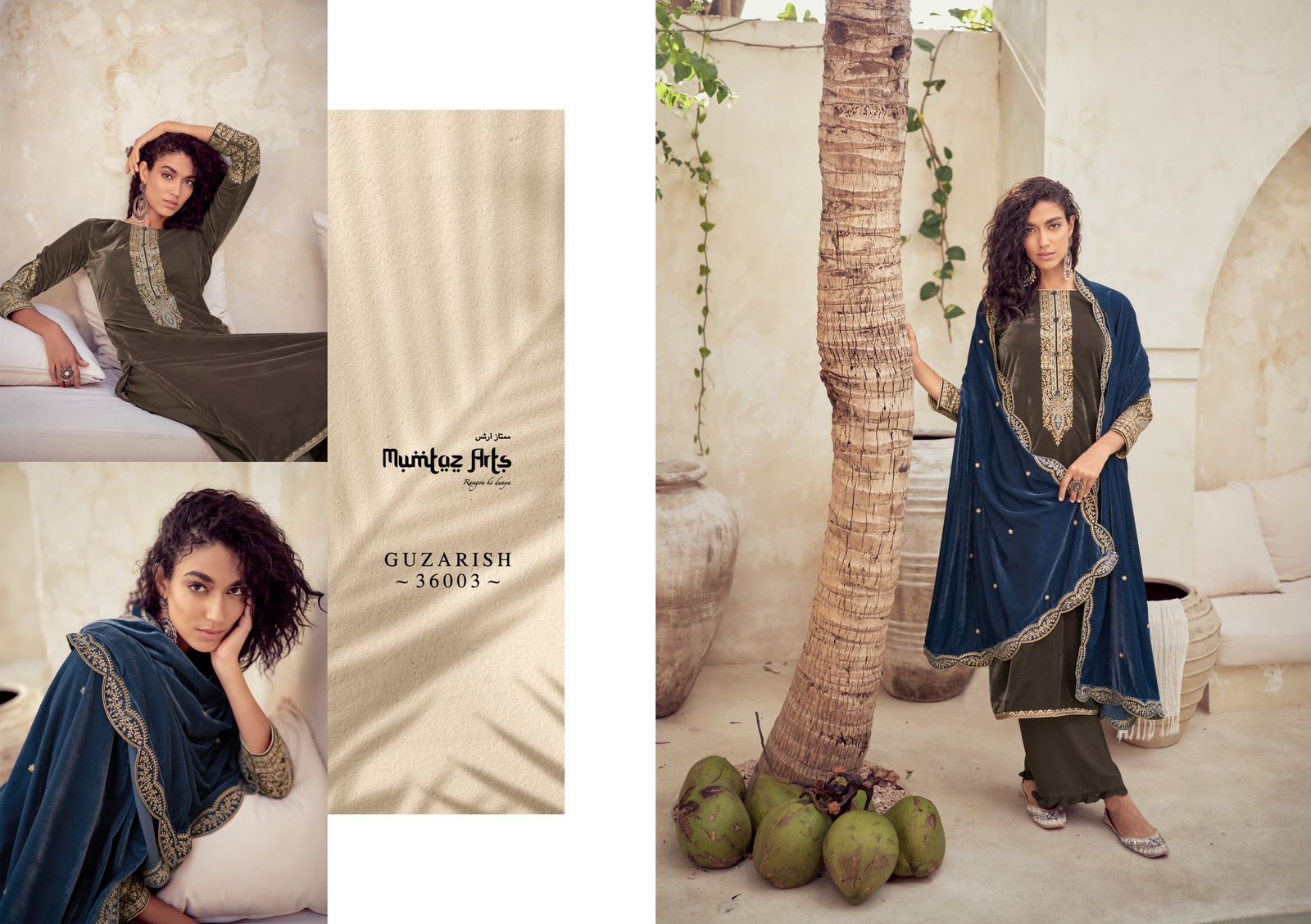 mumtaz art guzarish velvel gorgeous look salwar suit catalog