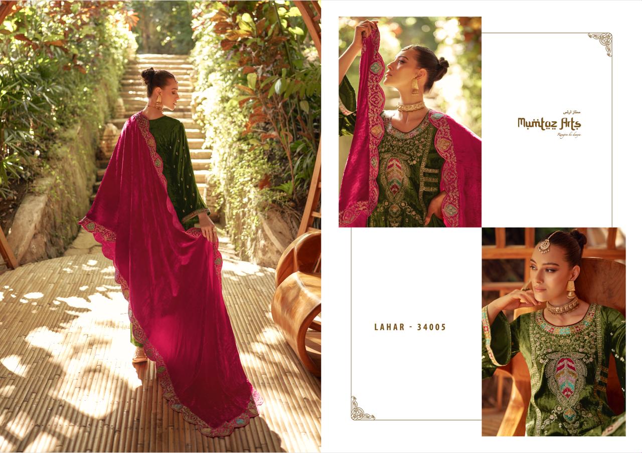 mumtaz art lahar viscose elegant salwar suit catalog