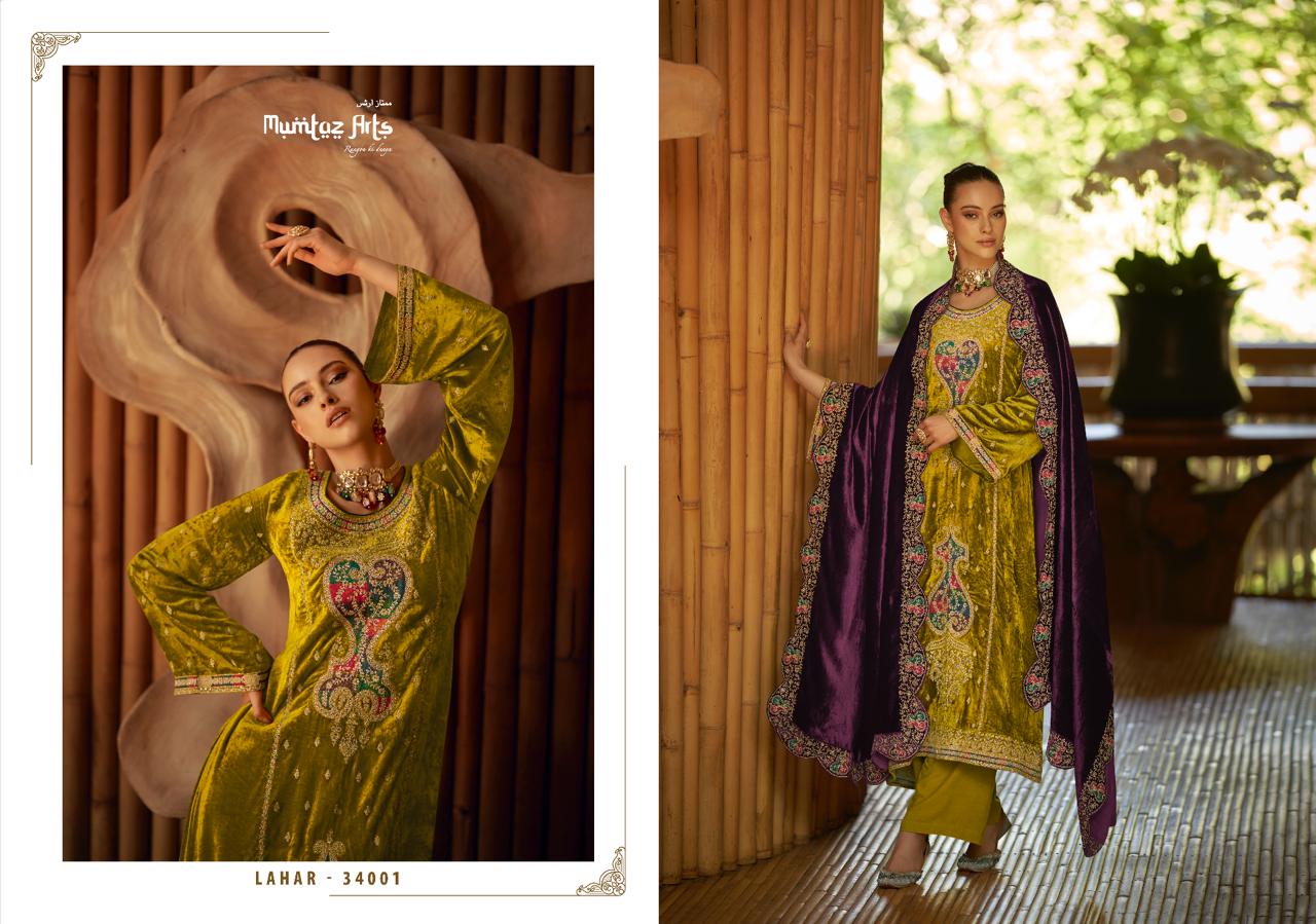 mumtaz art lahar viscose elegant salwar suit catalog