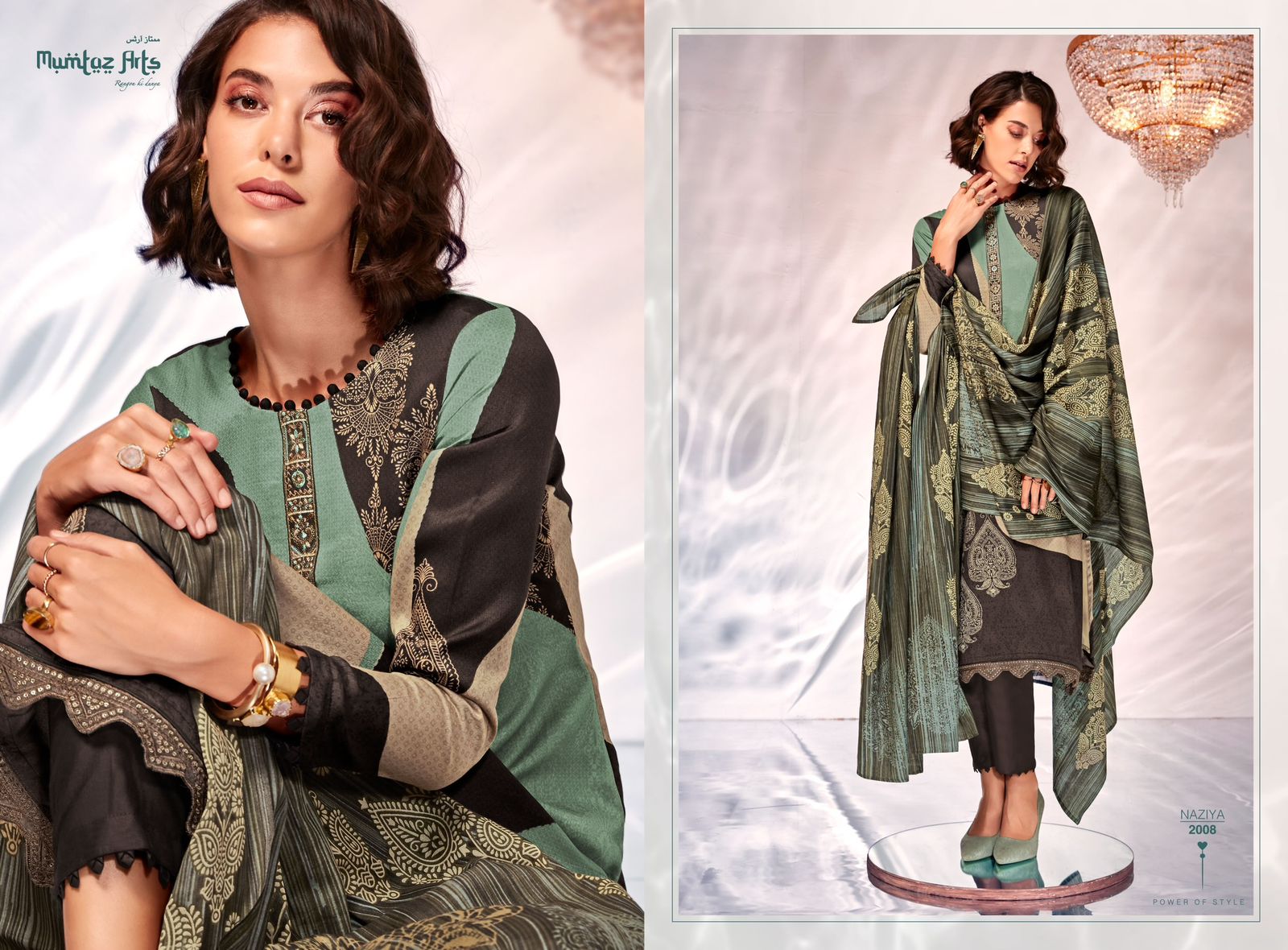 mumtaz art naziya jam satin new and modern style salwar suit catalog