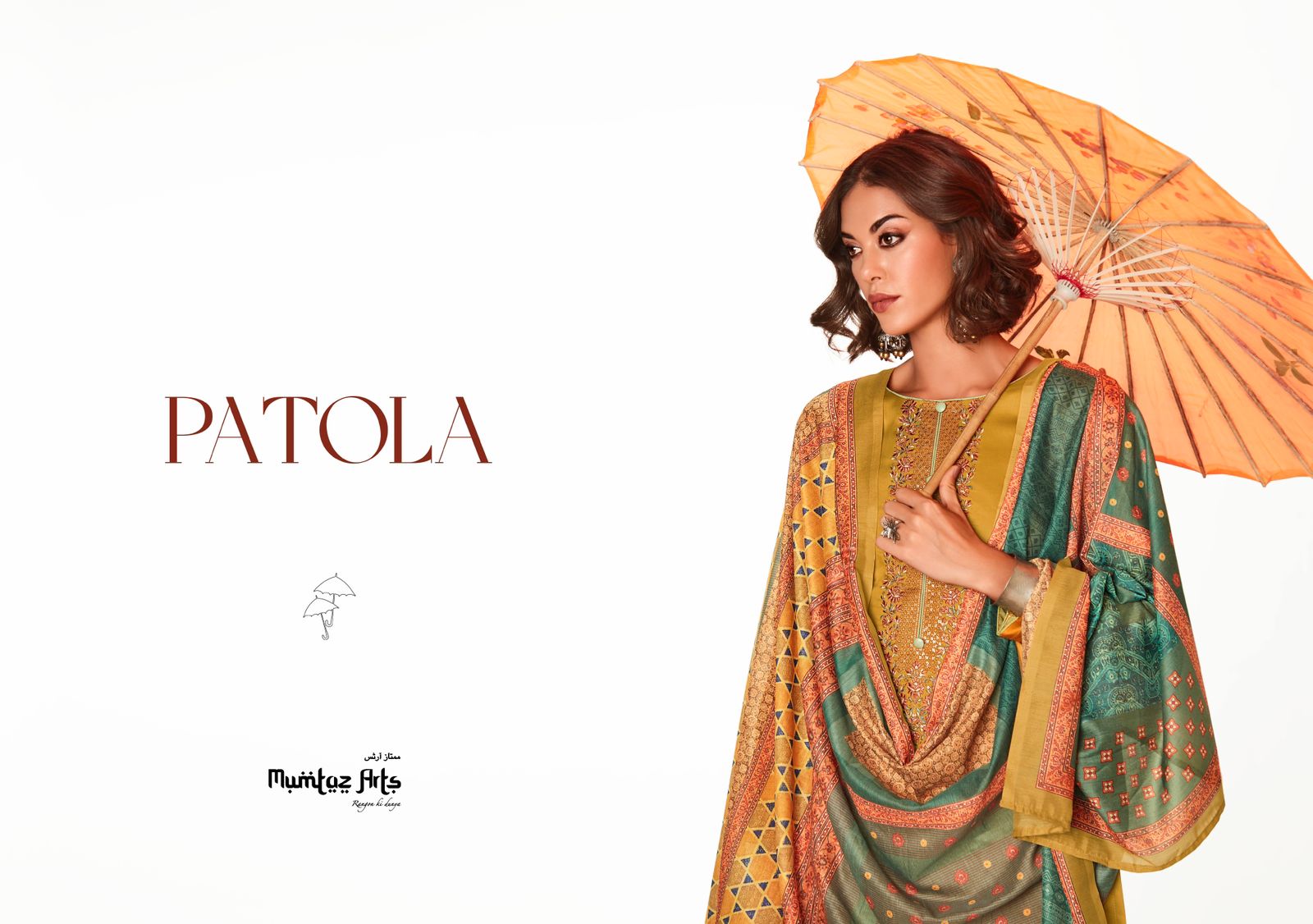 mumtaz art patola jam satin gorgeous look salwar suit catalog