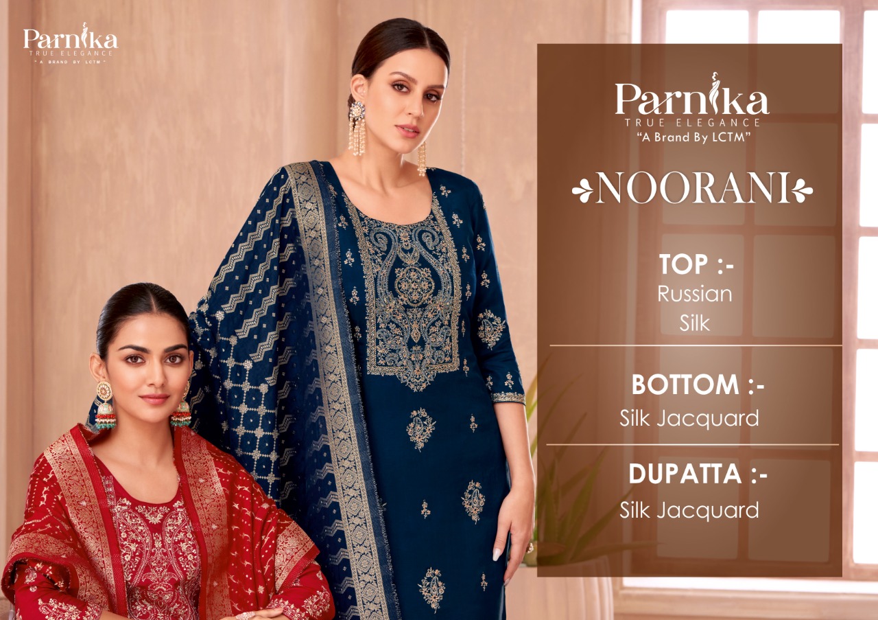 parnika noorani russion innovative look salwar suit catalog