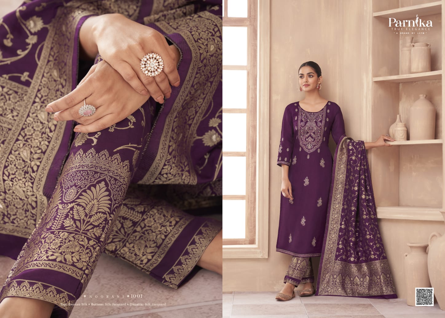 parnika noorani russion innovative look salwar suit catalog