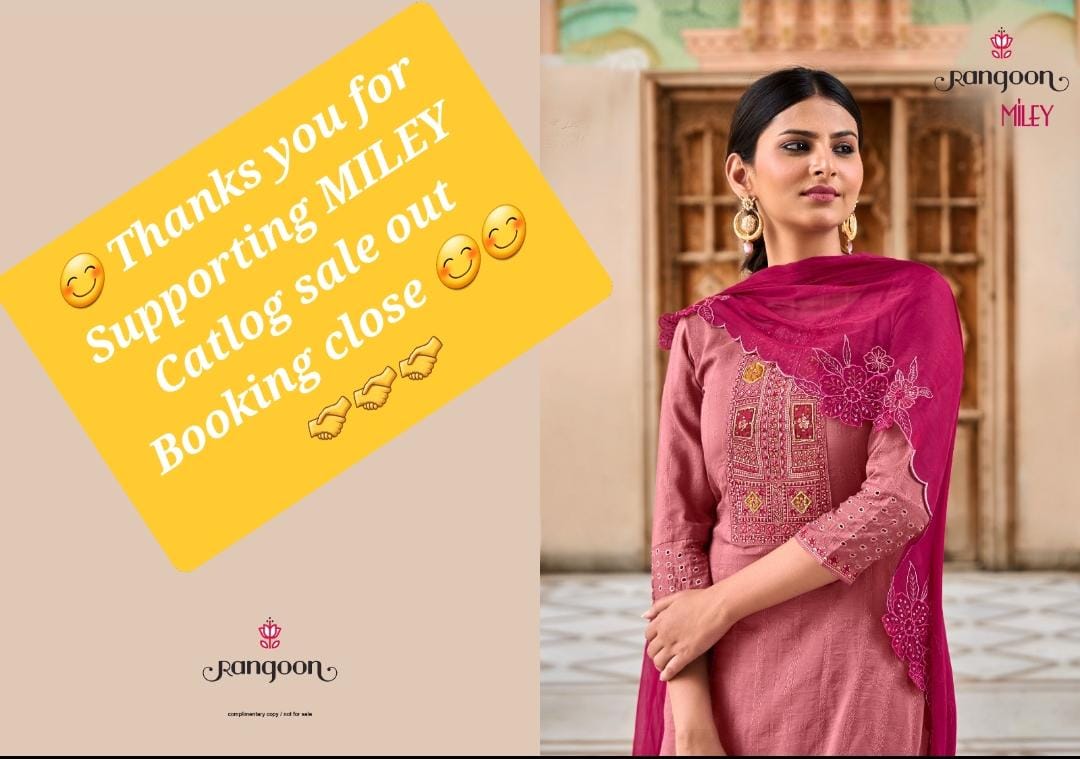 rangoon ruchi jequard exclusive look kurti bottom with dupatta catalog