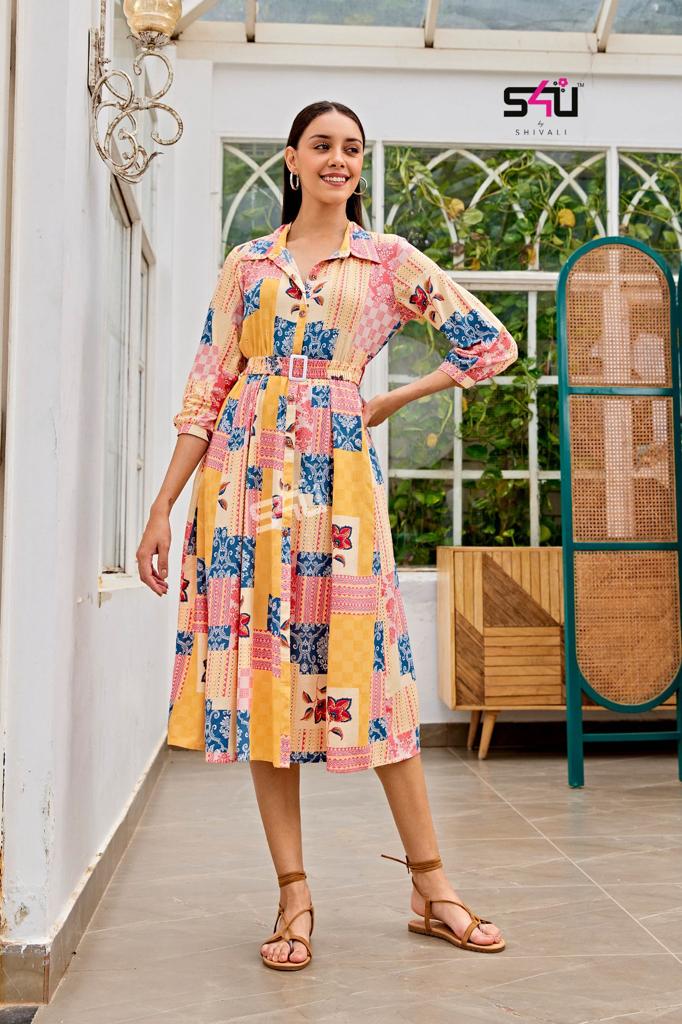 s4u anokhi rayon new and modern look kurti catalog