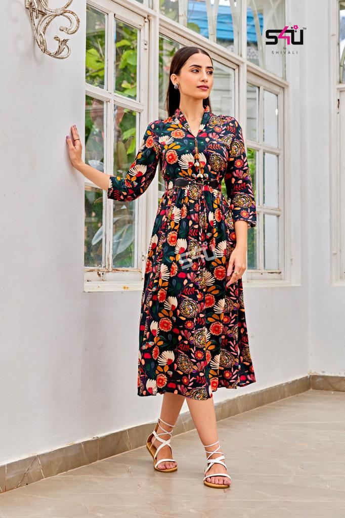 s4u anokhi rayon new and modern look kurti catalog