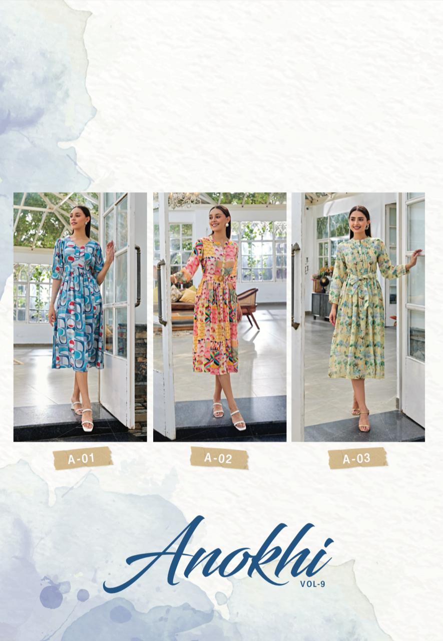 s4u anokhi rayon new and modern look kurti catalog