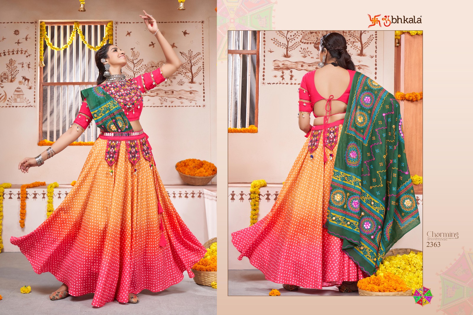 shubhkala raas vol 10 rayon look lehngha catalog