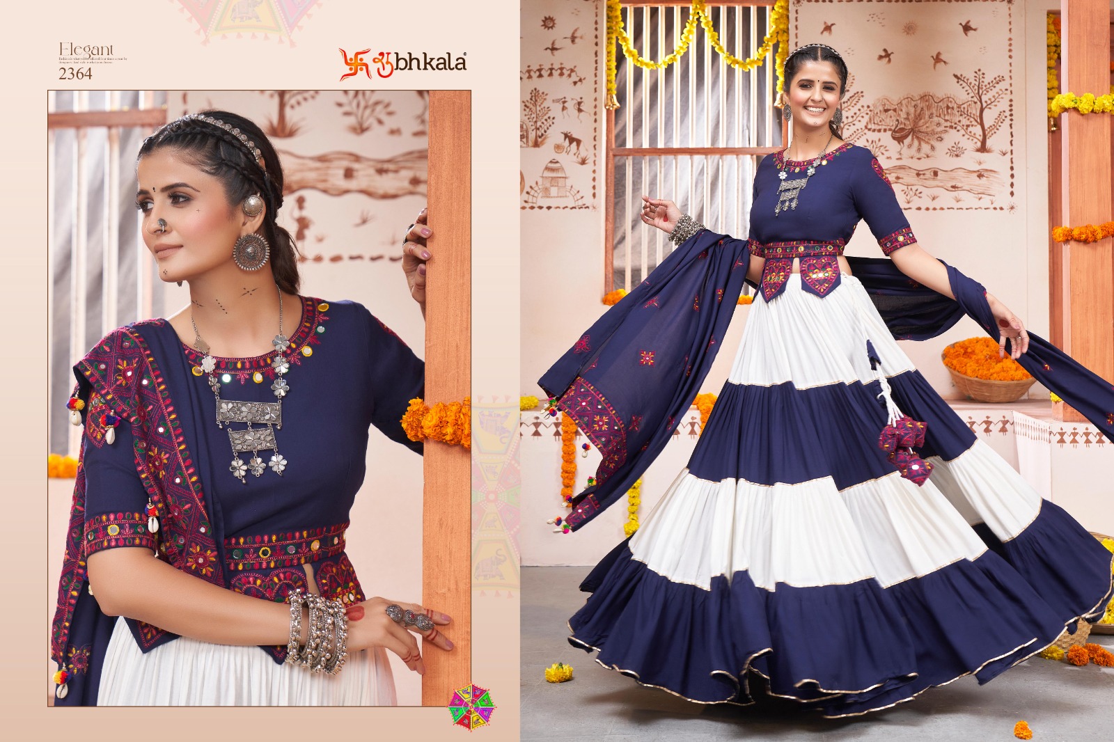 shubhkala raas vol 10 rayon look lehngha catalog