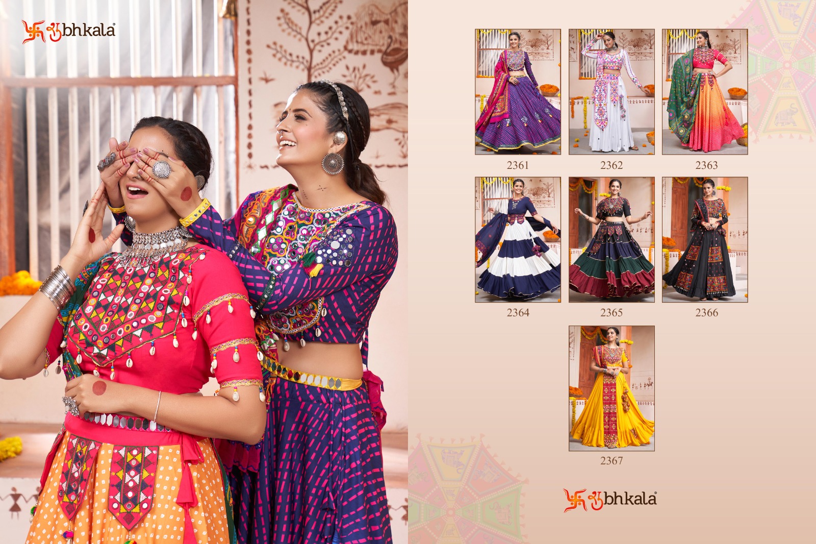 shubhkala raas vol 10 rayon look lehngha catalog