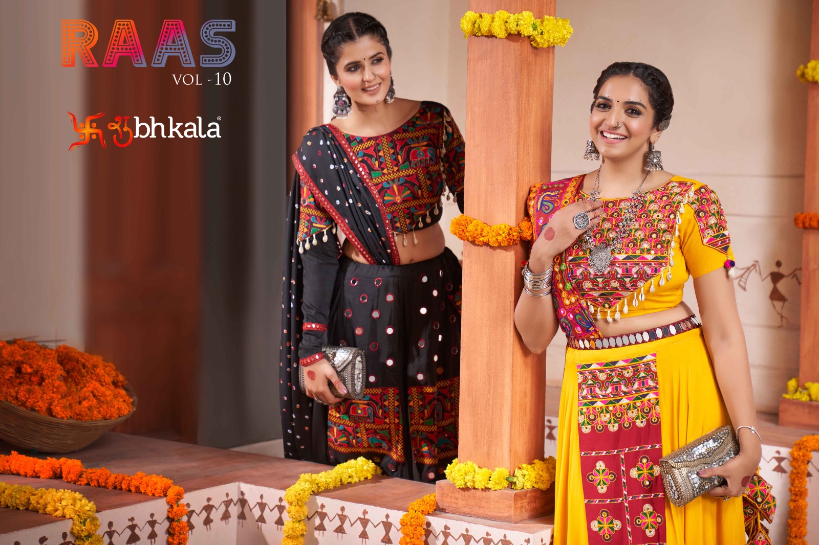 shubhkala raas vol 10 rayon look lehngha catalog