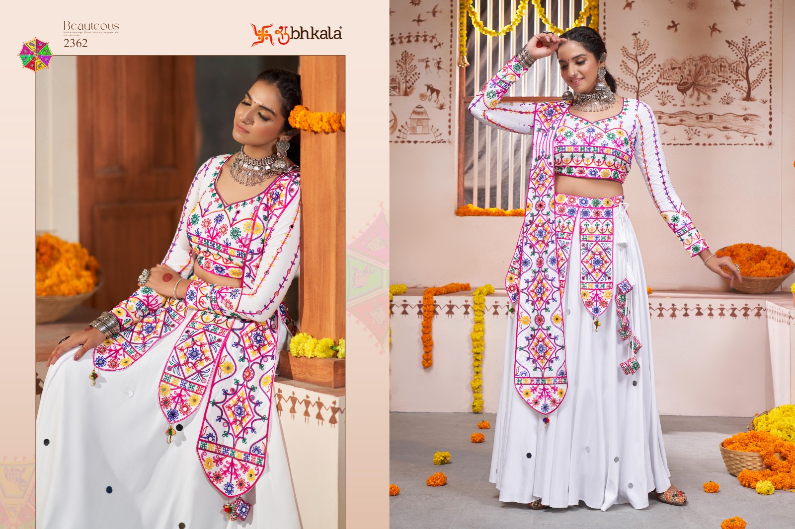 shubhkala raas vol 10 rayon look lehngha catalog