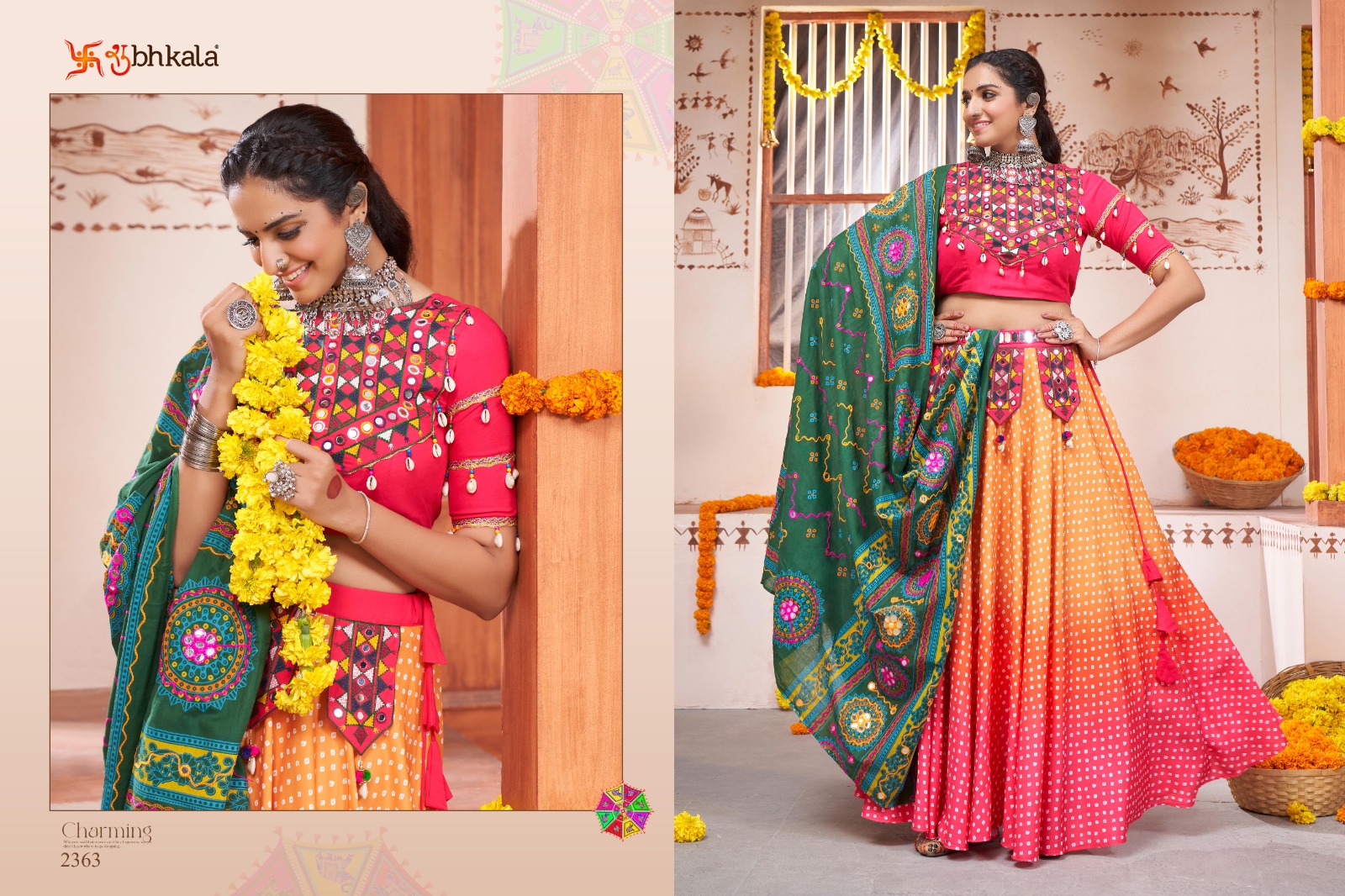 shubhkala raas vol 10 rayon look lehngha catalog