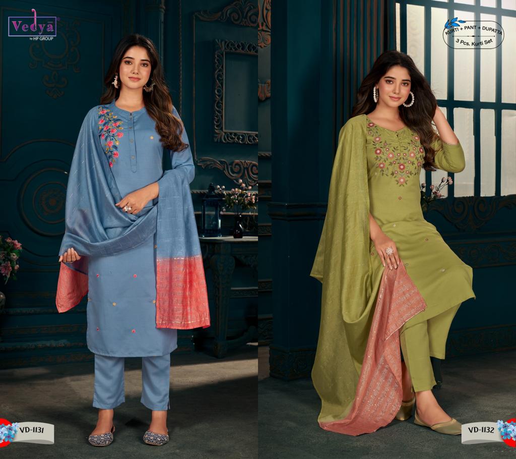 vedya shayrana rayon new and modern look top bottom with dupatta catalog