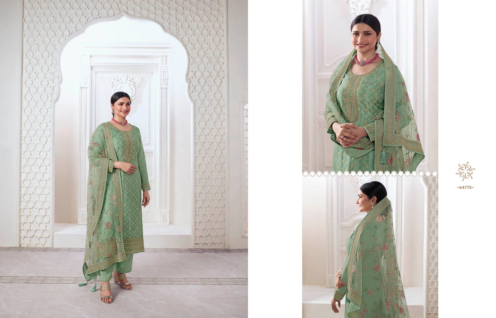 vinay fashin kuleesh aarzoo 3 dola zacquard elegant look salwar suit catalog