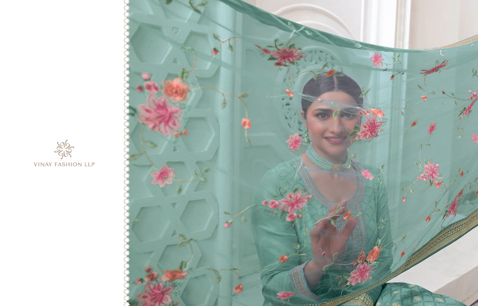 vinay fashin kuleesh aarzoo 3 dola zacquard elegant look salwar suit catalog