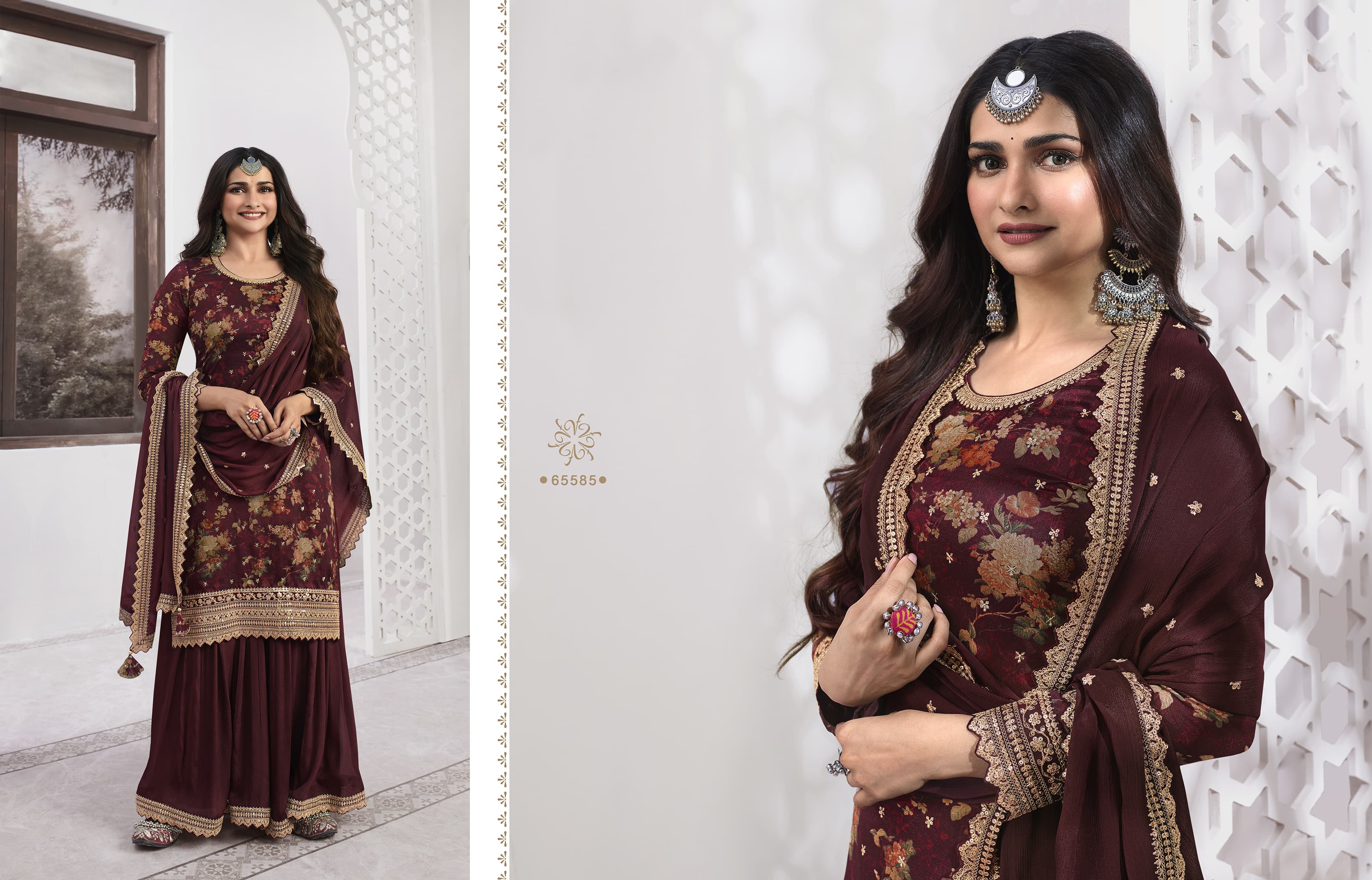 vinay fashin kuleesh swara georgett regal look salwar suit catalog