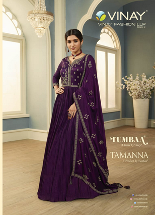 vinay fashion Tumbaa tamanna georgette gorgeous look gawon catalog