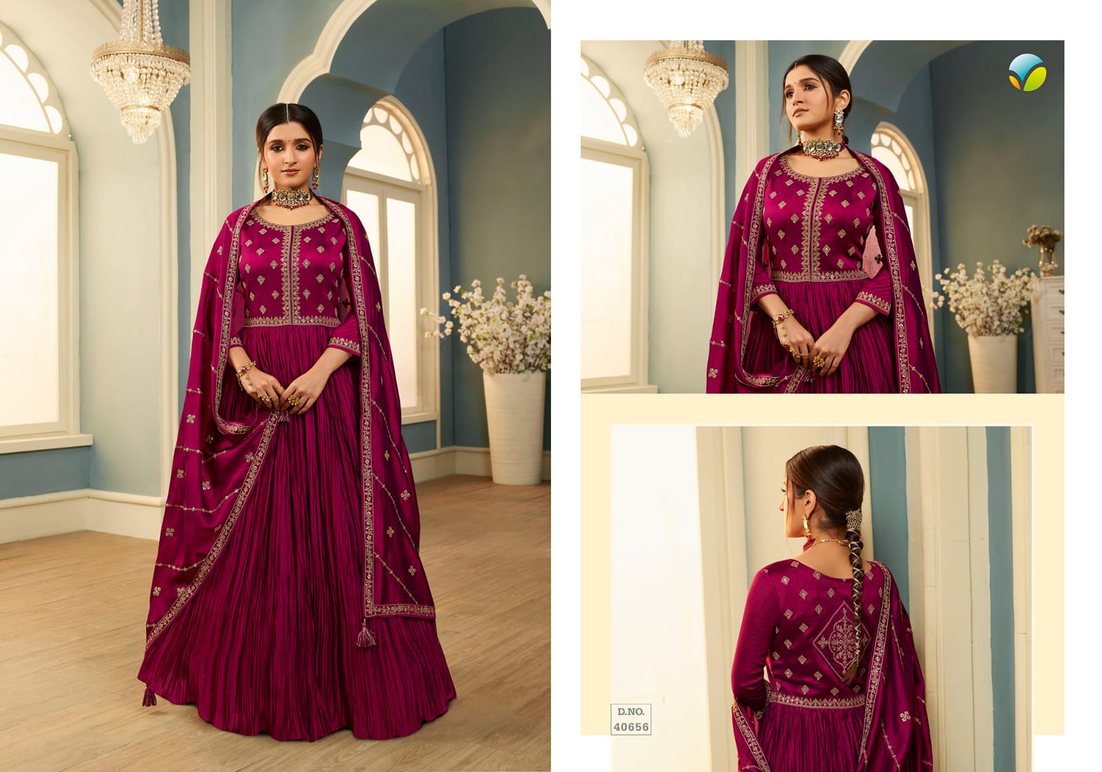 vinay fashion Tumbaa tamanna georgette gorgeous look gawon catalog