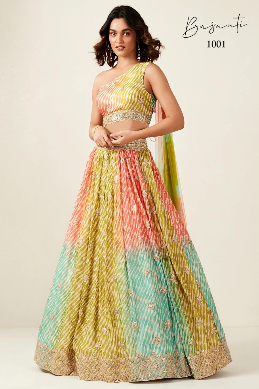 virasat basanti dolla silk festive look lehenga catalog