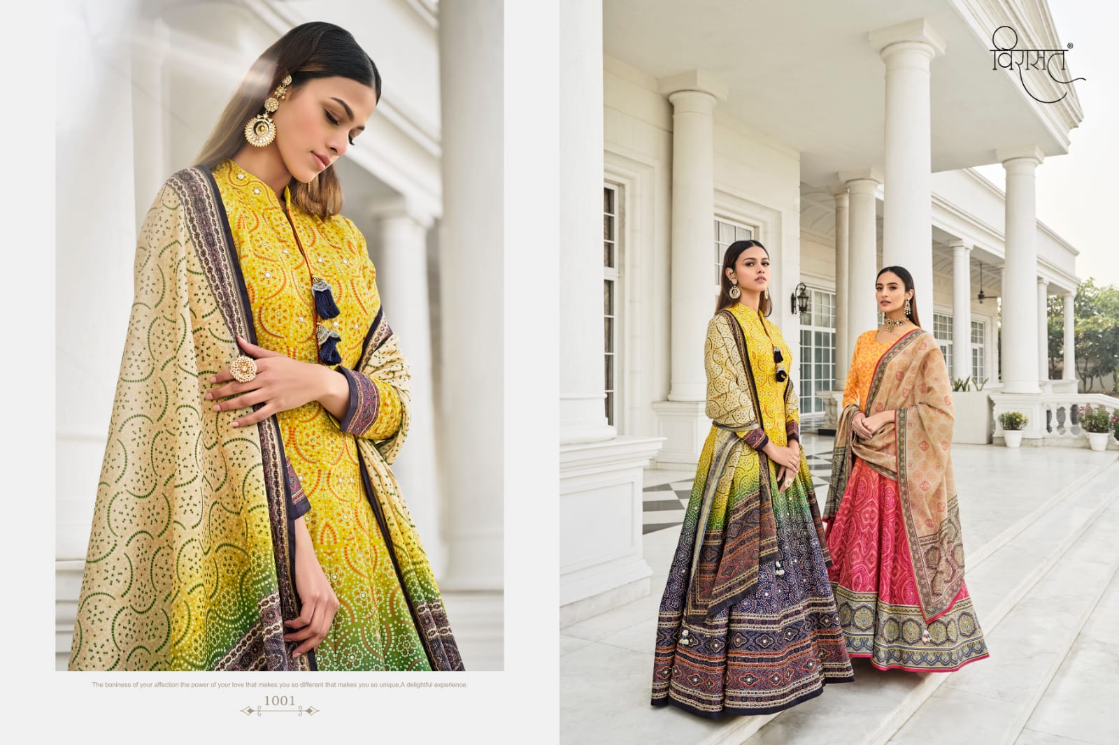 virasat Morepinch dolla silk goregeous look gown with dupatta catalog