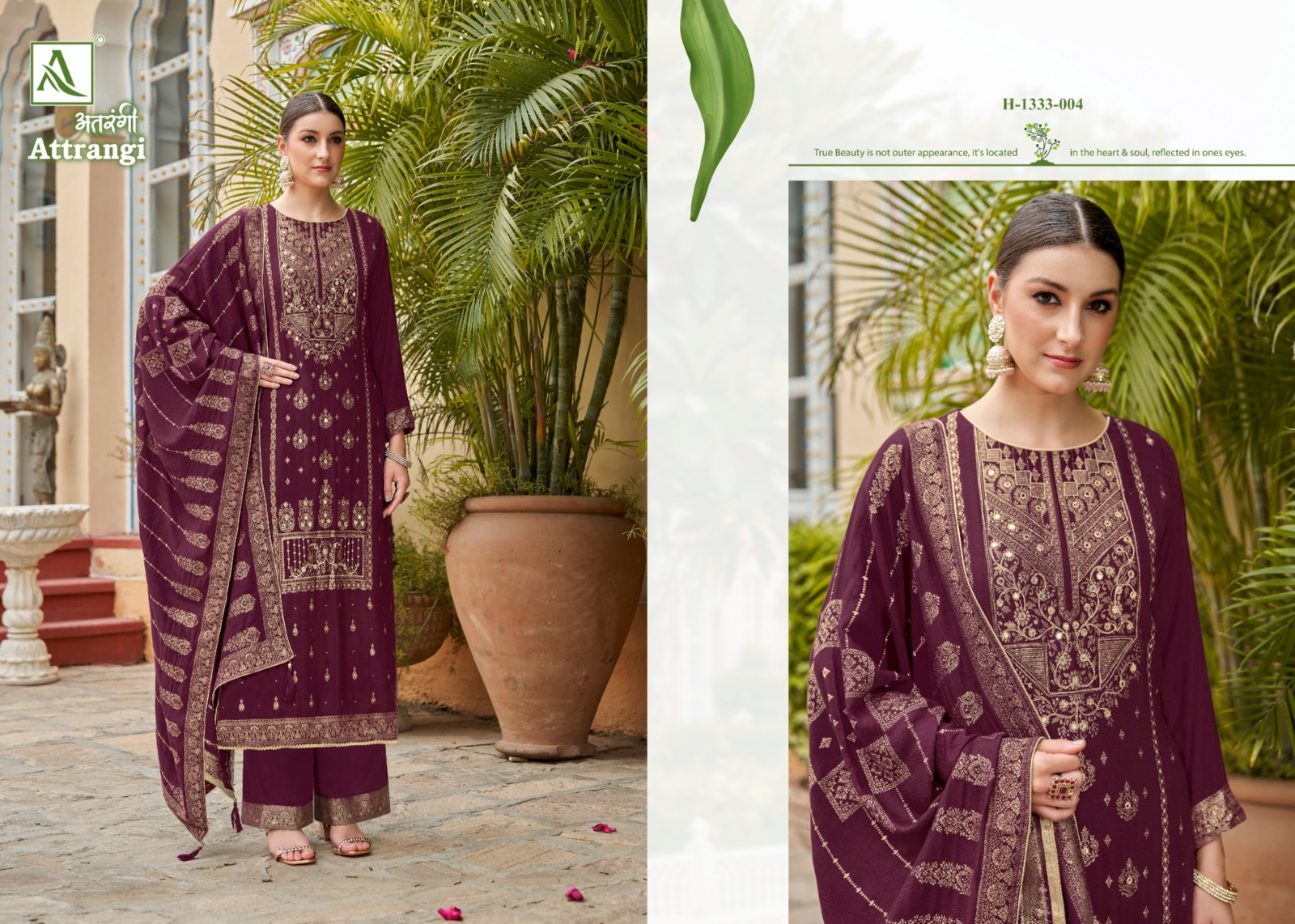 alok suit attrangi viscose elegant embroidery look salwar suit catalog