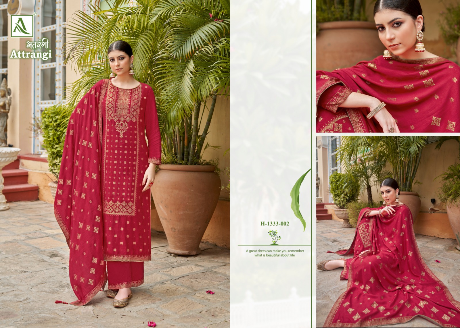 alok suit attrangi viscose elegant embroidery look salwar suit catalog