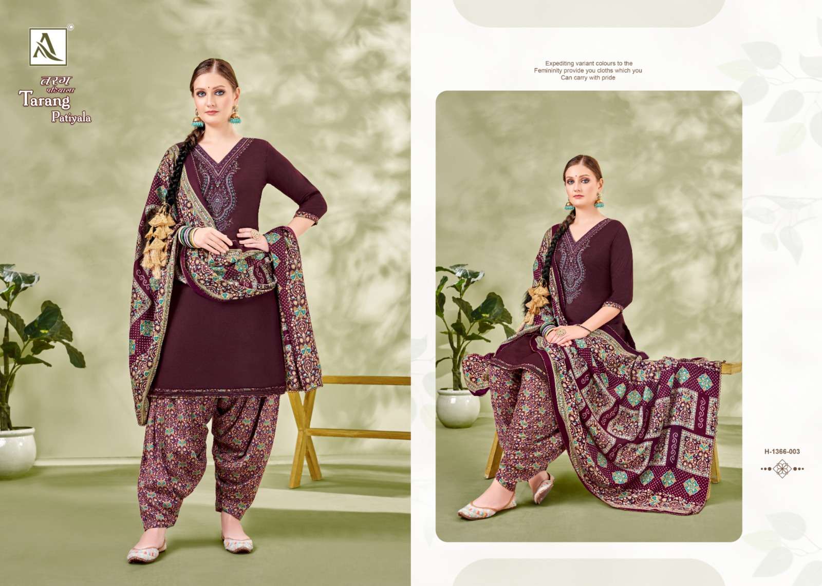 alok suit tarang patiyala Premium Wool Pashmina elegant look salwar suit catalog