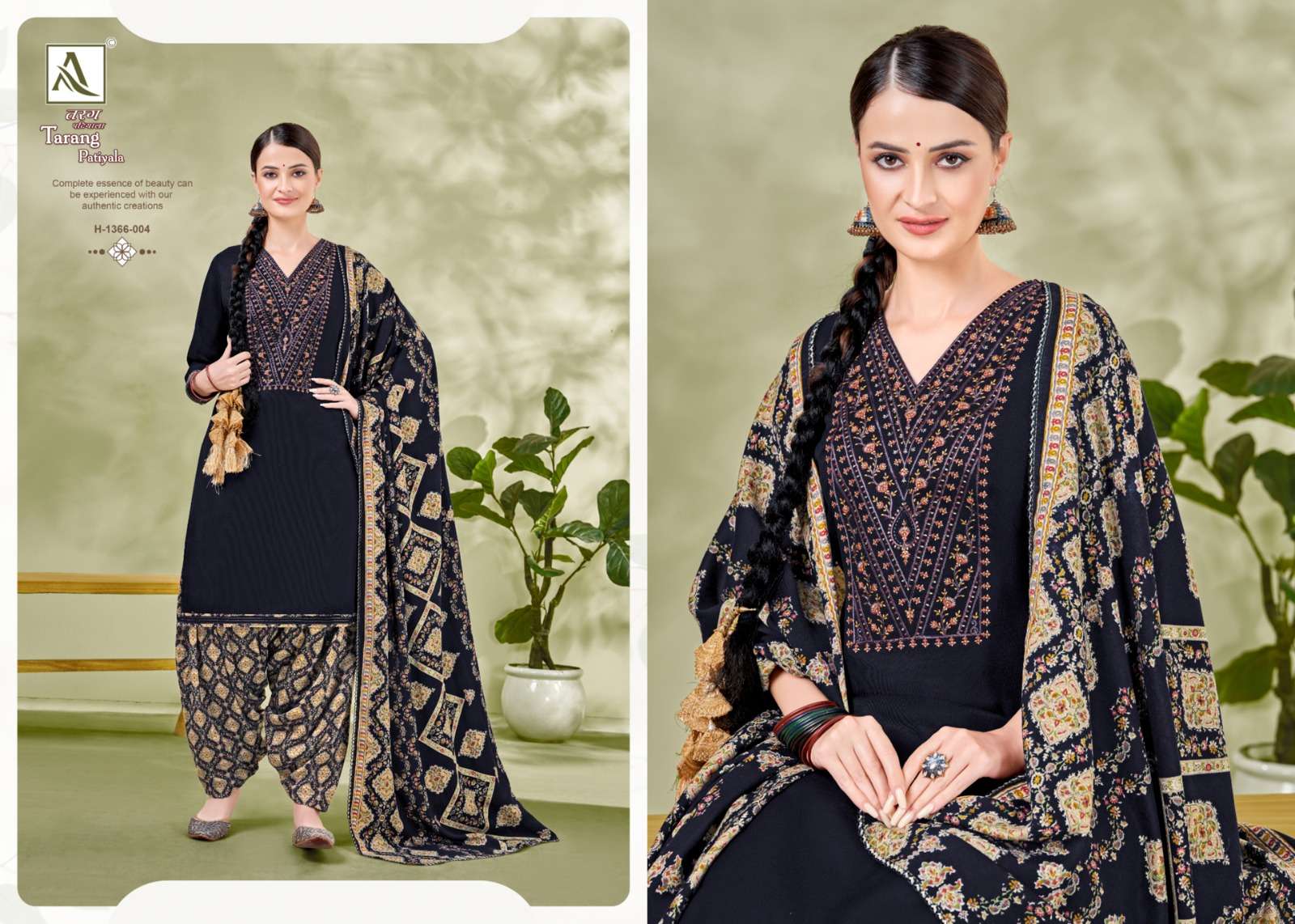 alok suit tarang patiyala Premium Wool Pashmina elegant look salwar suit catalog