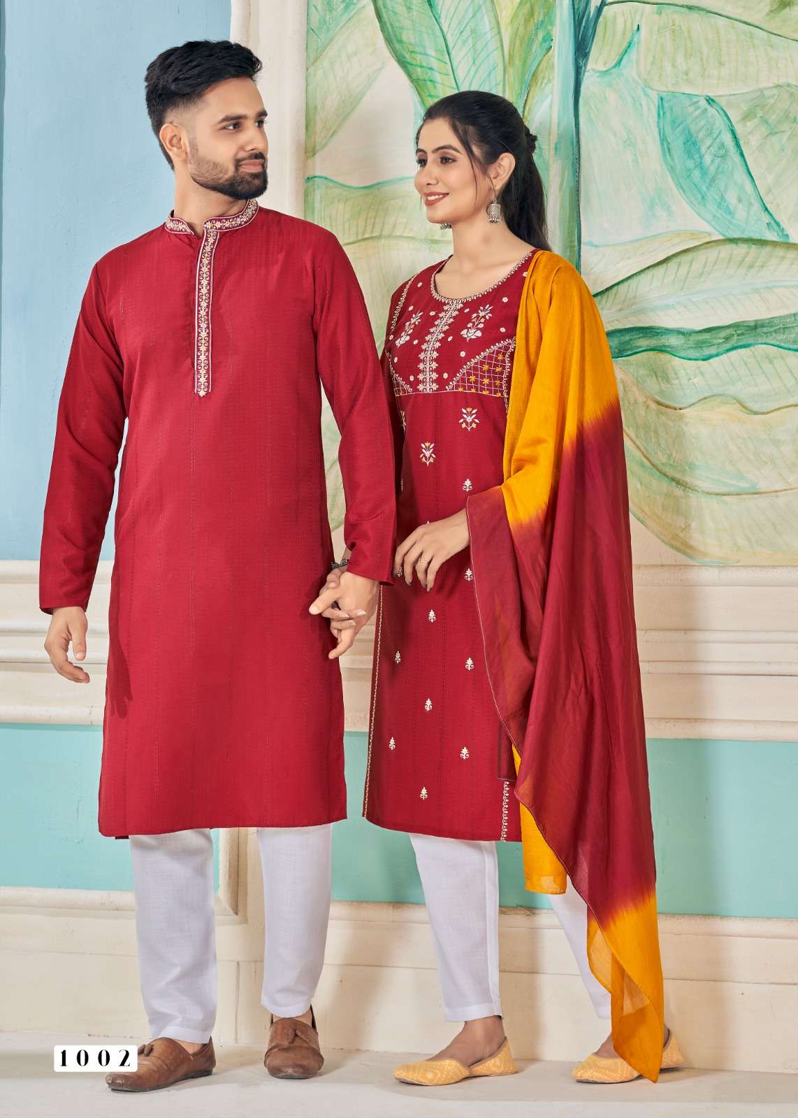 banwery Royal Couple V 13 viscose  innovative look  kurt kurti pant dupatta catalog