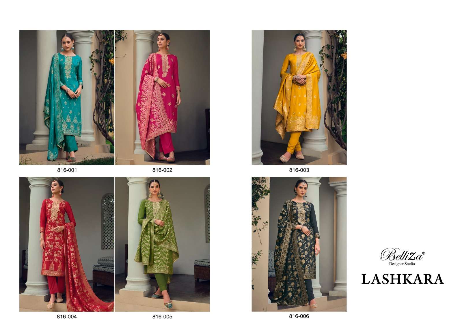 belliza designer studio lashkara dola viscose exclusive look salwar suit catalog