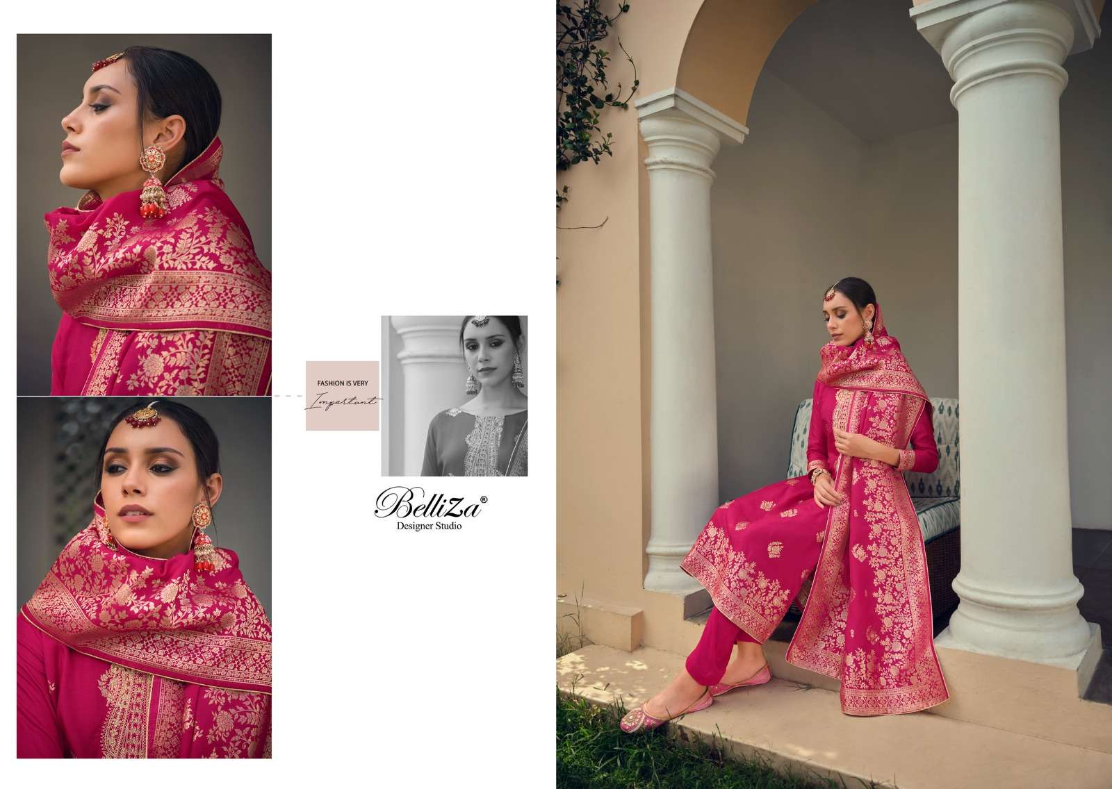 belliza designer studio lashkara dola viscose exclusive look salwar suit catalog