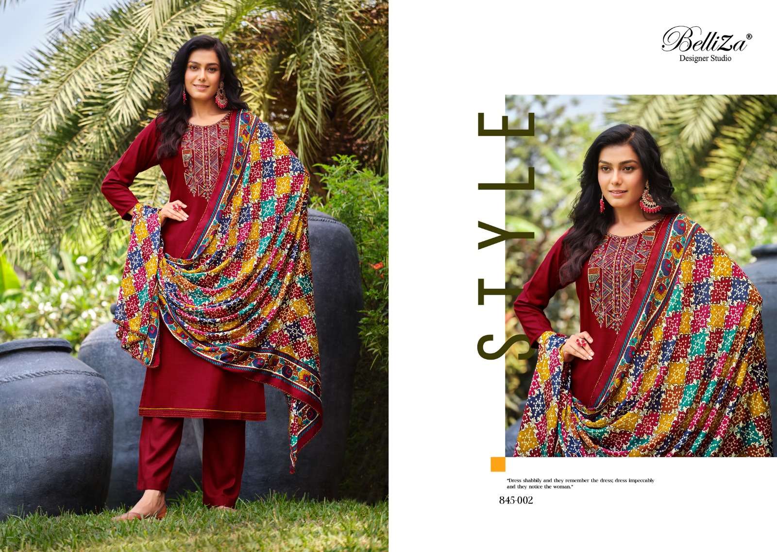 belliza designer studio  lovina viscose decent look salwar suit catalog