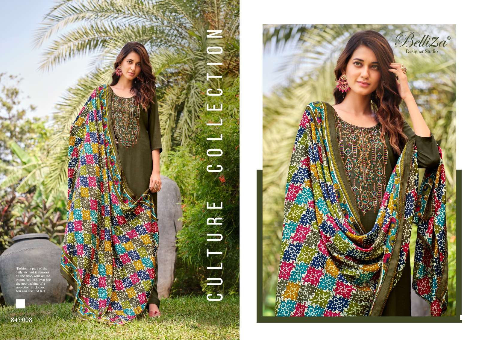 belliza designer studio  lovina viscose decent look salwar suit catalog