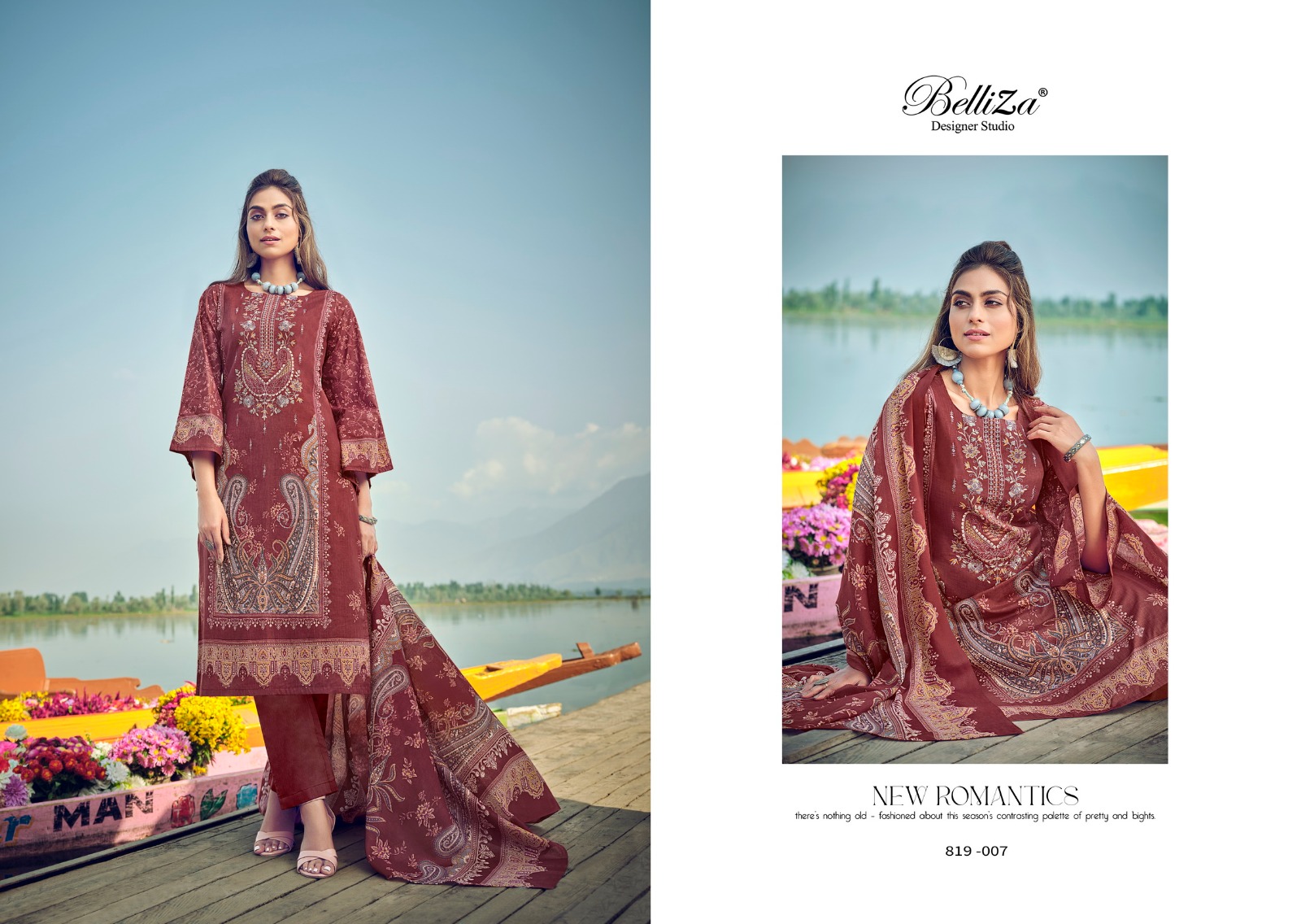 belliza designer studio Naira Vol 18 cotton innovative look salwar suit catalog