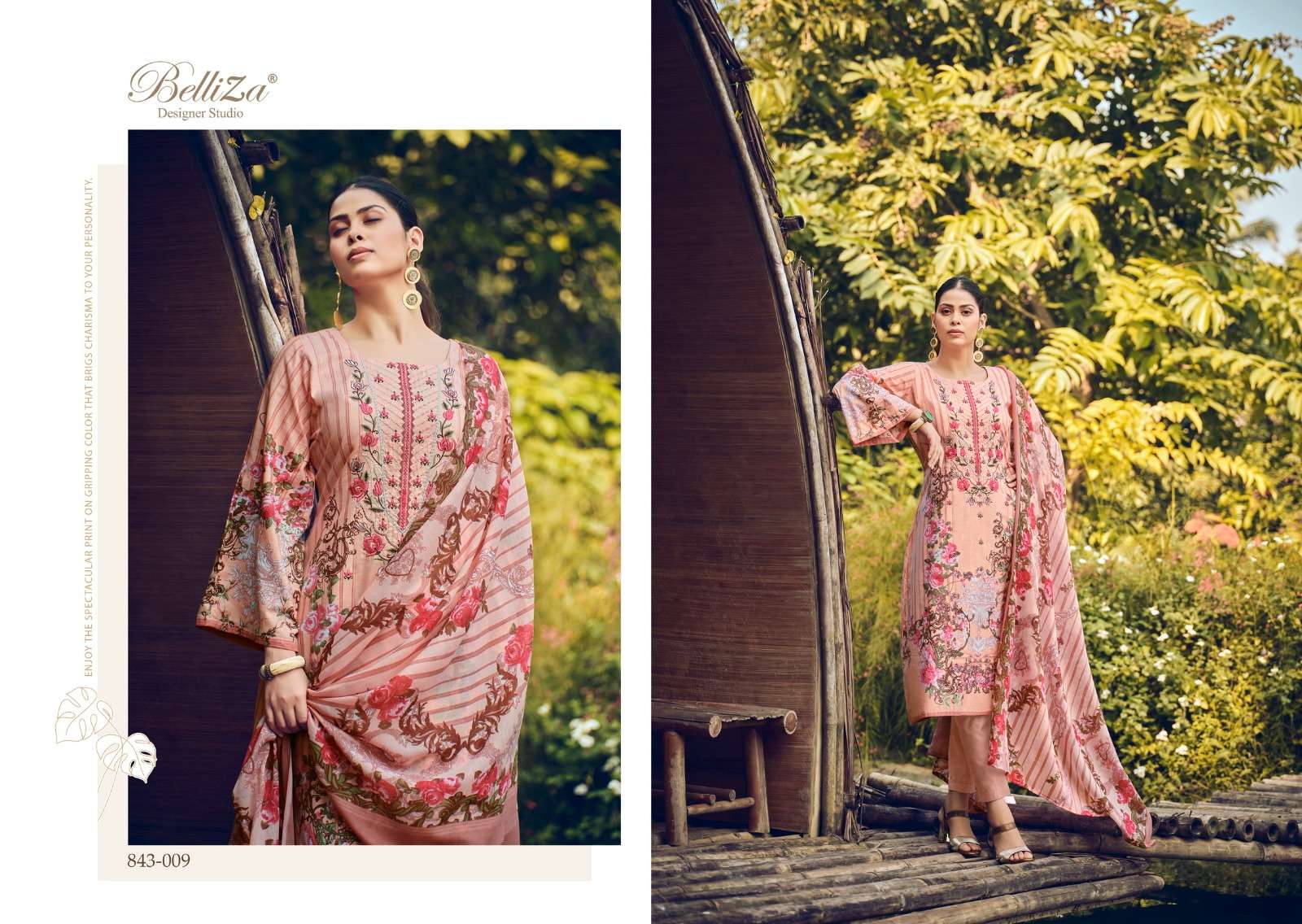 belliza designer studio naira vol 20 cotton exclusive print salwar suit catalog