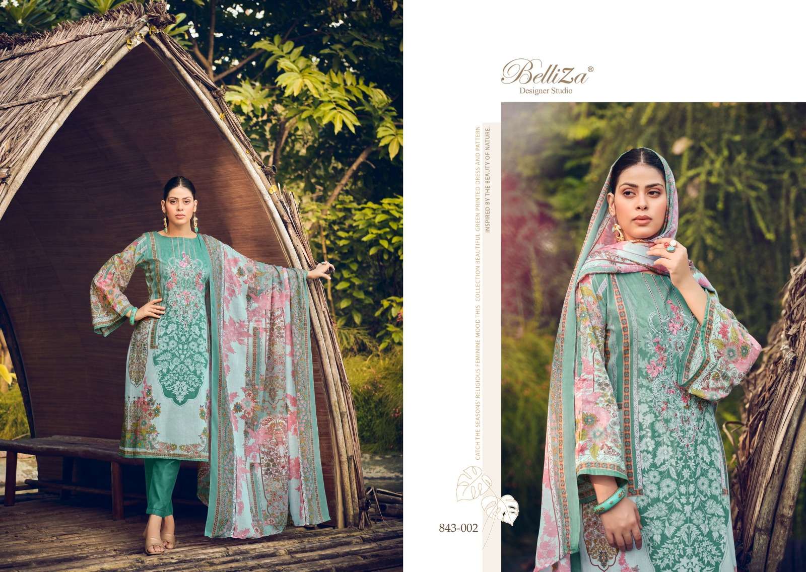 belliza designer studio naira vol 20 cotton exclusive print salwar suit catalog