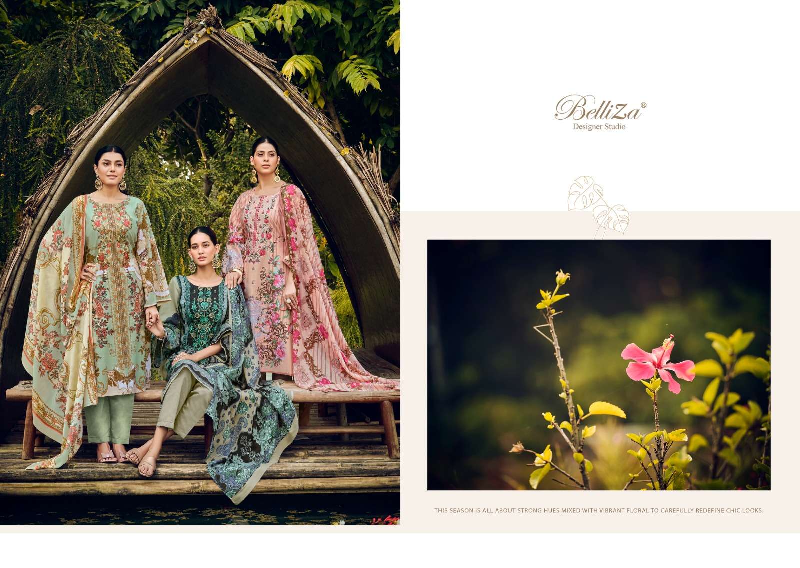 belliza designer studio naira vol 20 cotton exclusive print salwar suit catalog