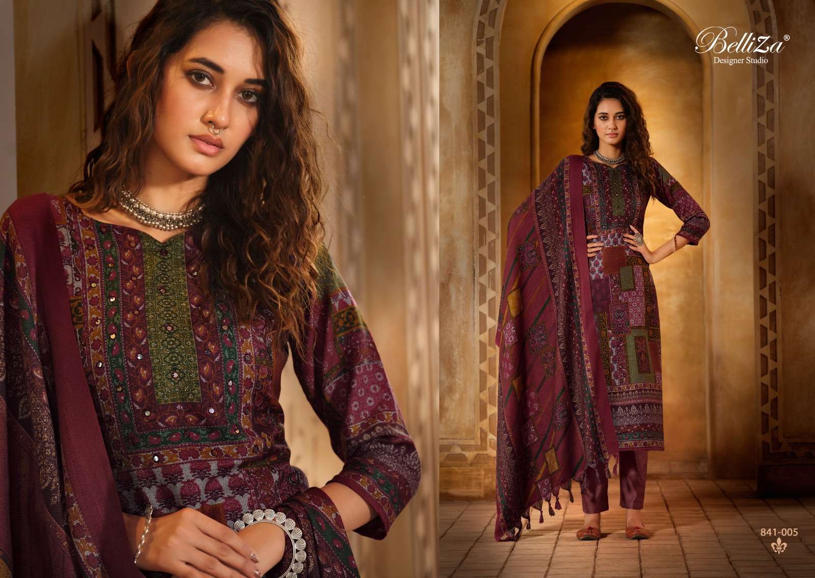 belliza designer studio taranika pure alpine innovative look salwar suit catalog