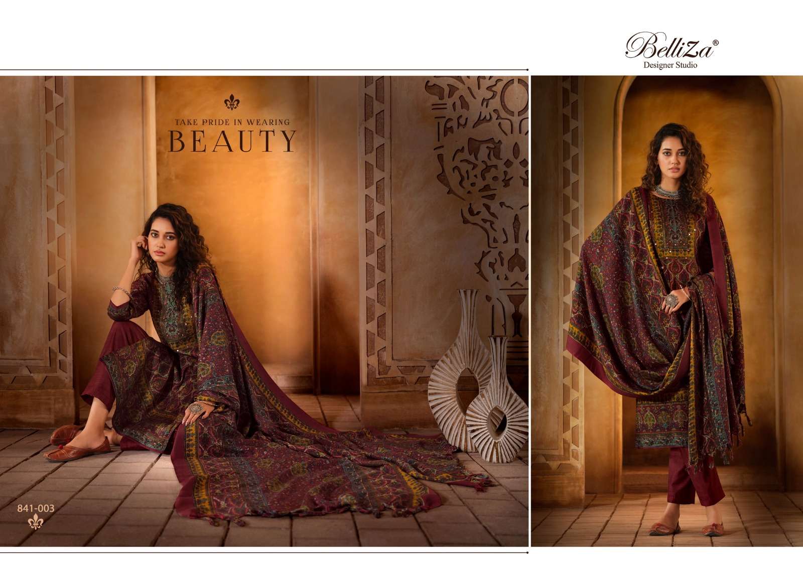 belliza designer studio taranika pure alpine innovative look salwar suit catalog