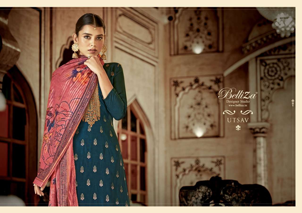 BelliZa DesigNer StuDio utsav viscose exclusive look salwar suit catalog