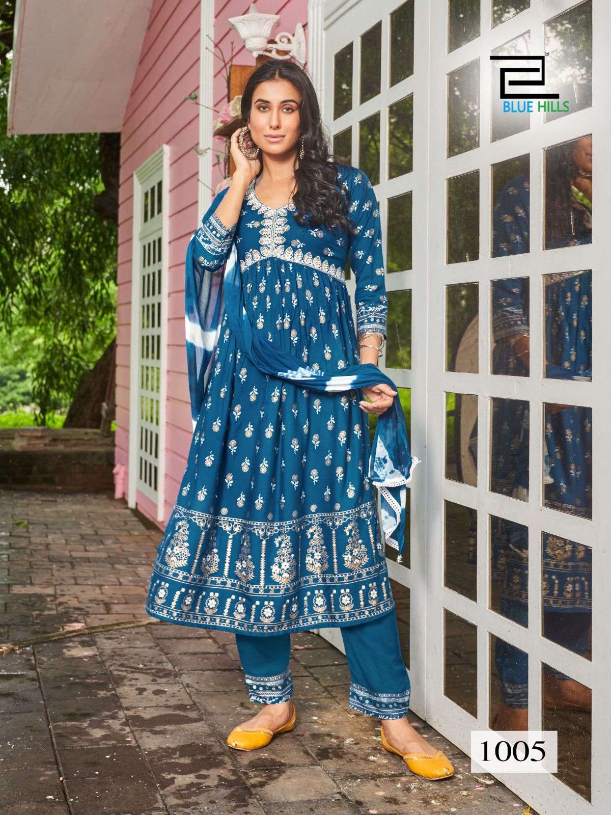 blue hills bollywood tikka vol 3 rayon decent look top bottom with dupatta catalog