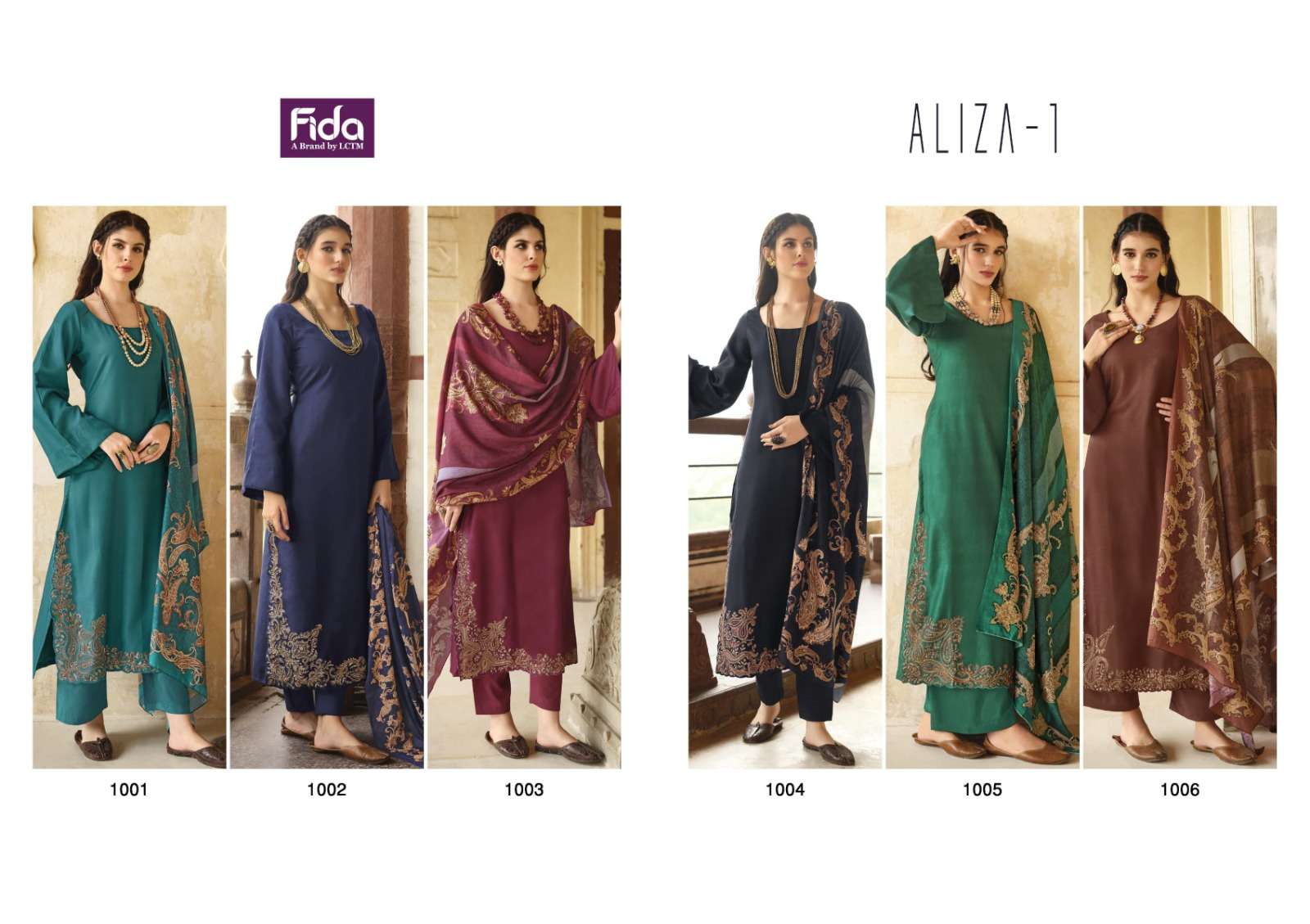 fida aliza 1 viscose elegant salwar suit catalog