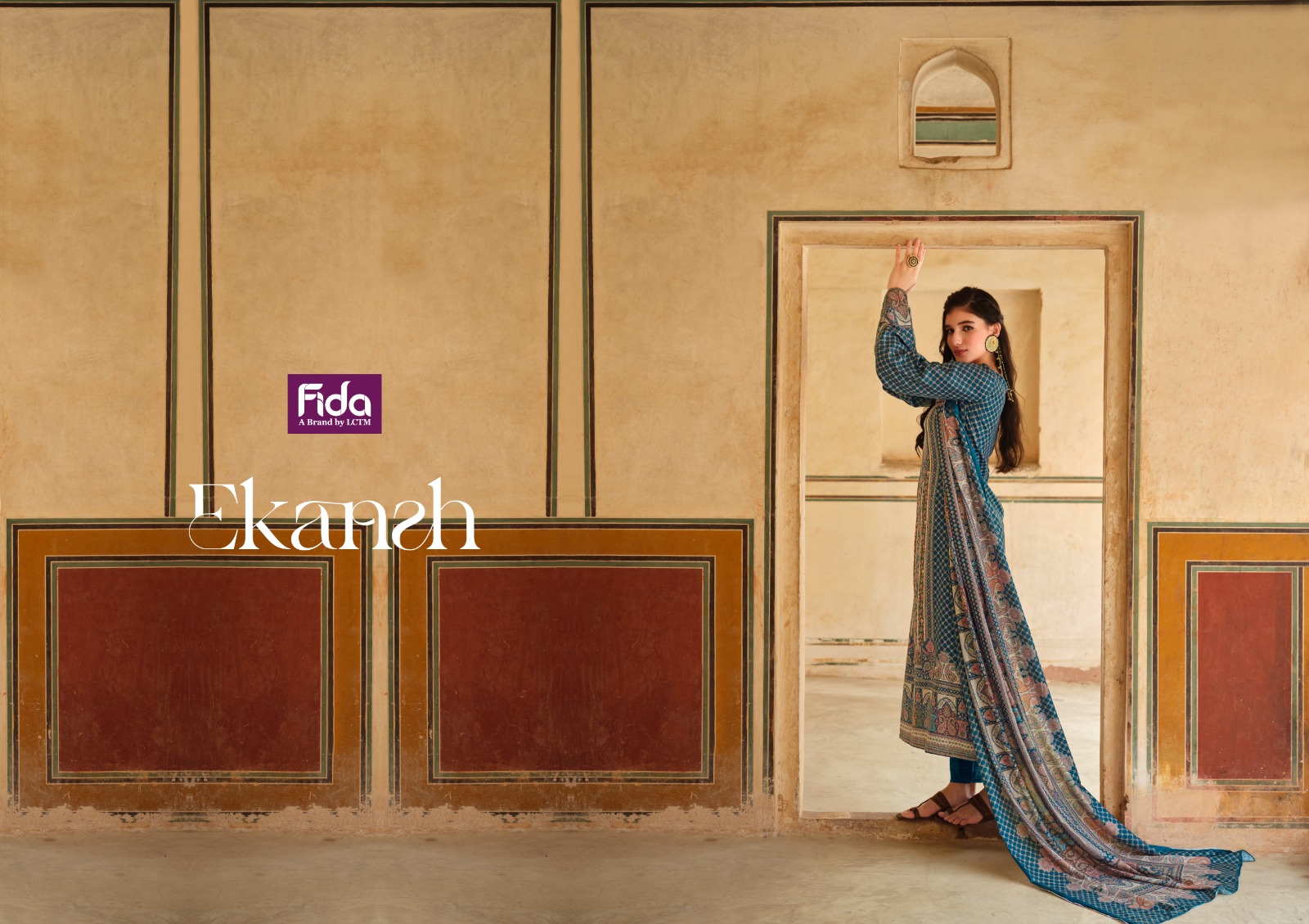 fida ekansh digital wool pashmina catchy look salwar suit catalog