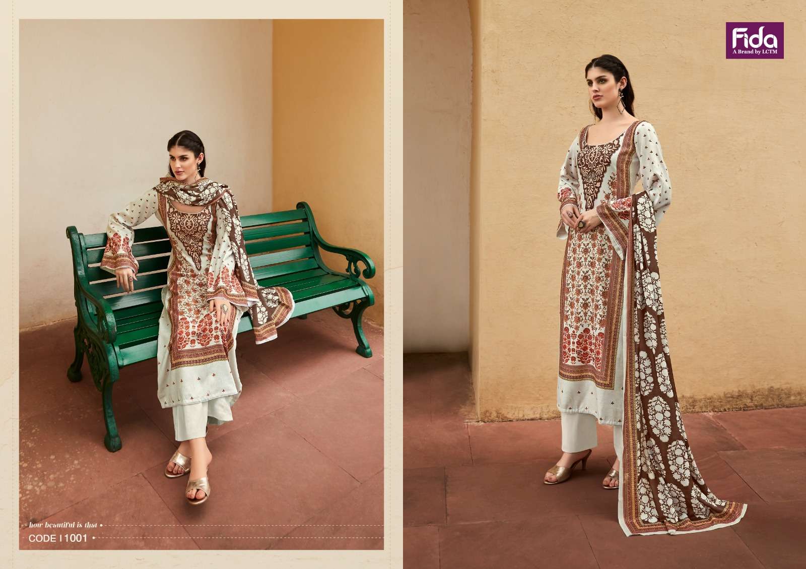 fida international gulzaar digital wool pashmina catchy look salwar suit catalog