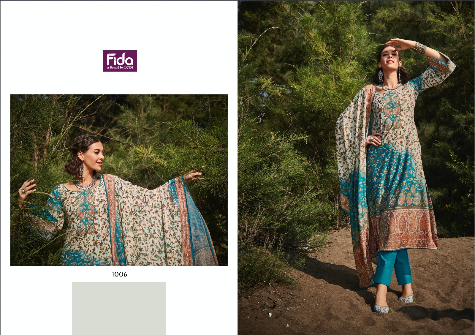 fida international kavisha digital kashmiri wool attrective look salwar suit cataloug