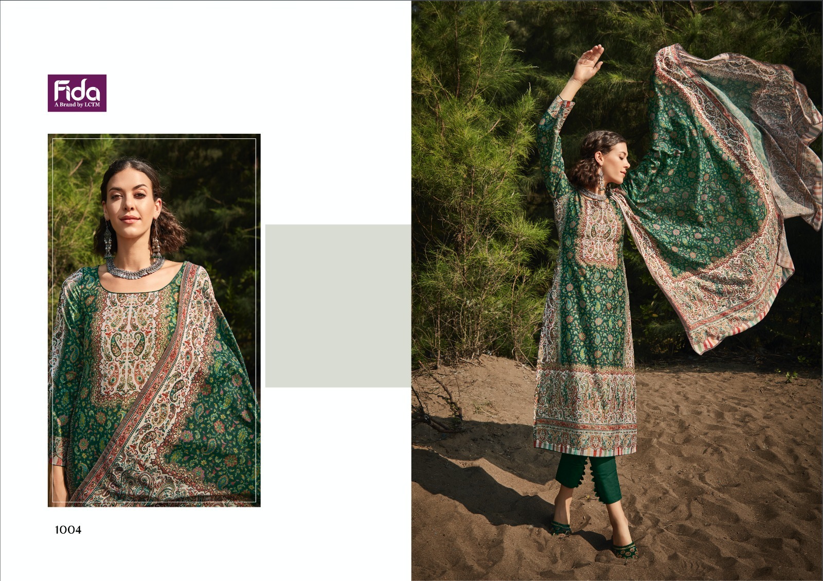 fida international kavisha digital kashmiri wool attrective look salwar suit cataloug