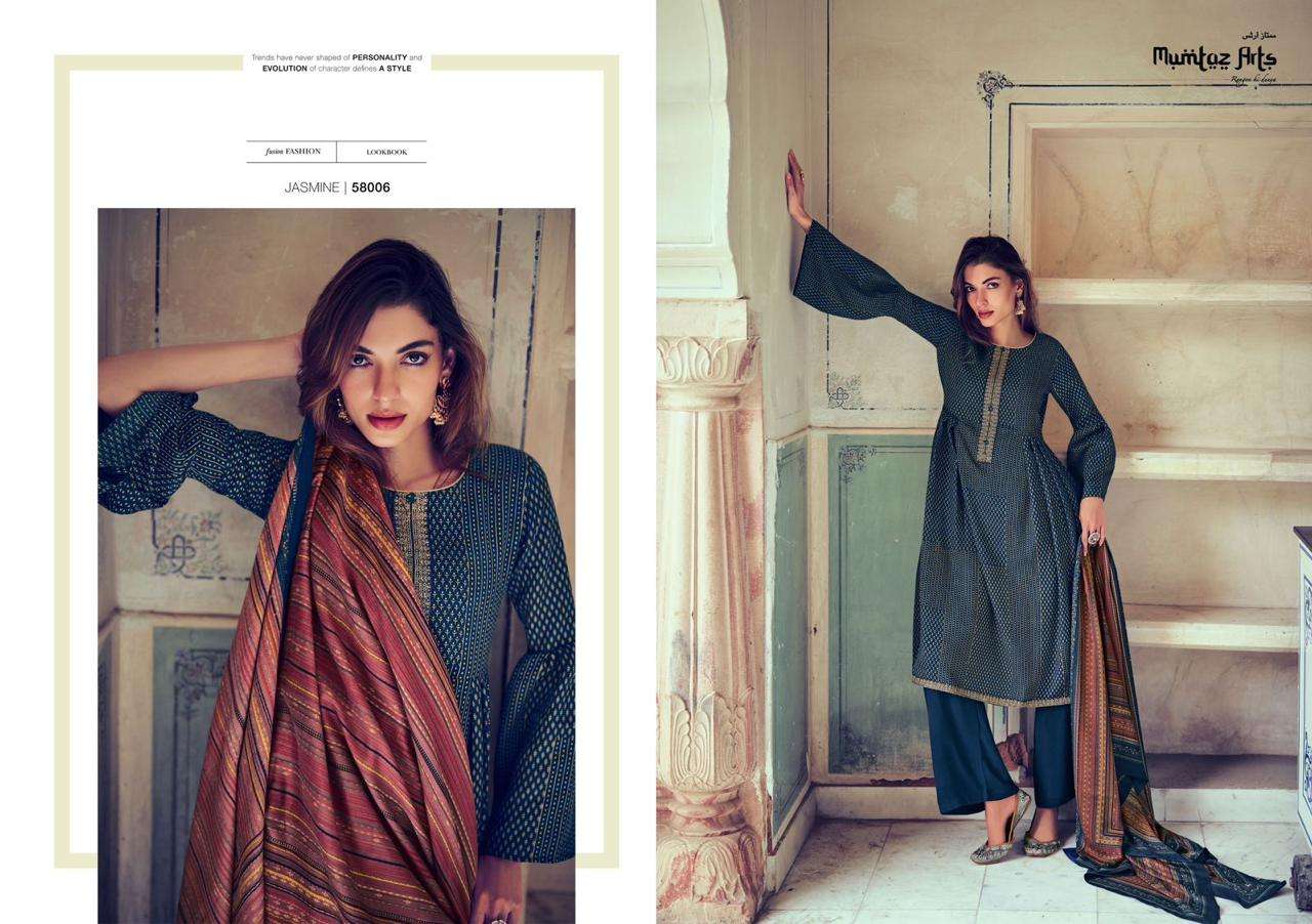 mumtaz art jasmine pashmina regal look salwar suit catalog