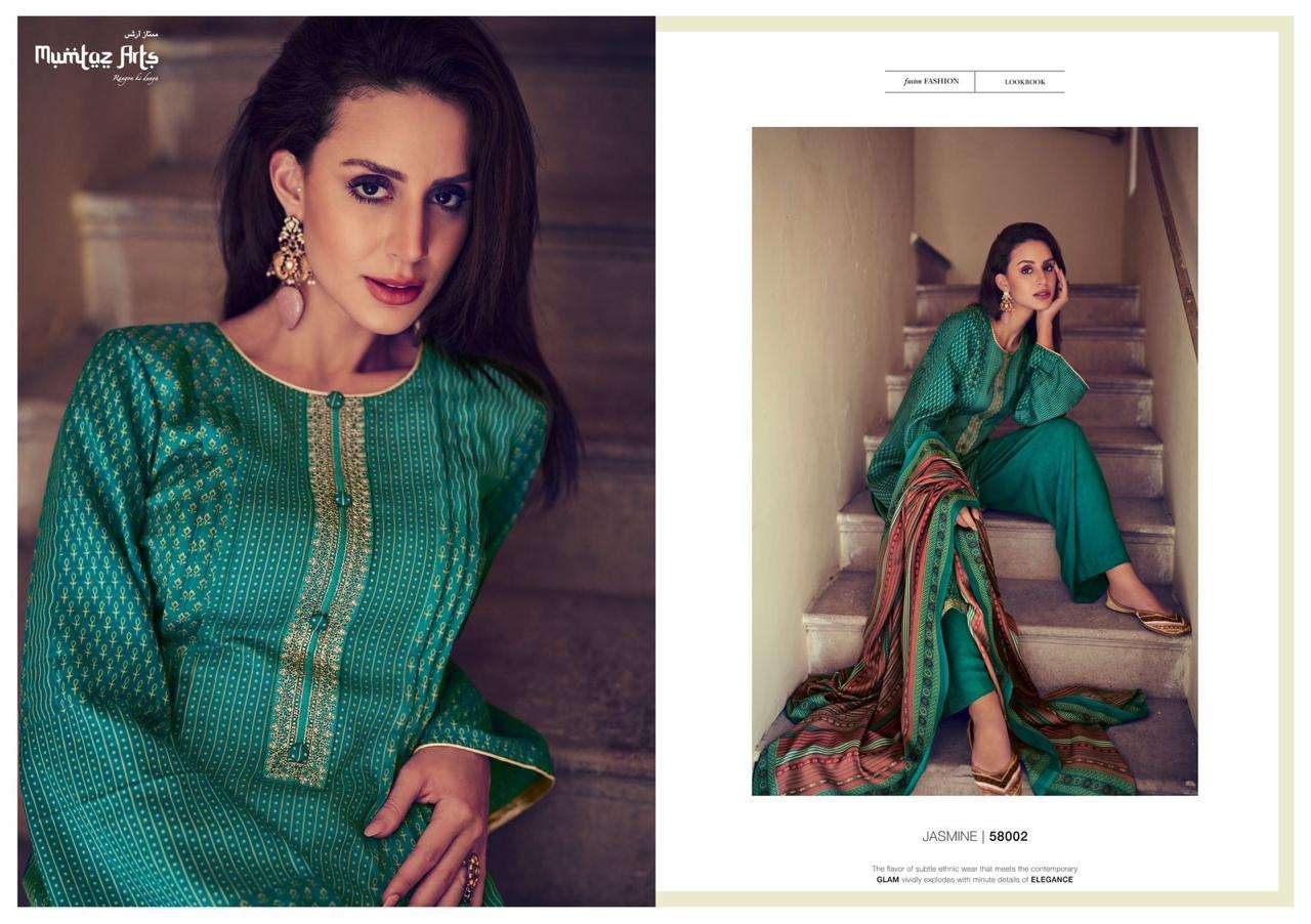 mumtaz art jasmine pashmina regal look salwar suit catalog