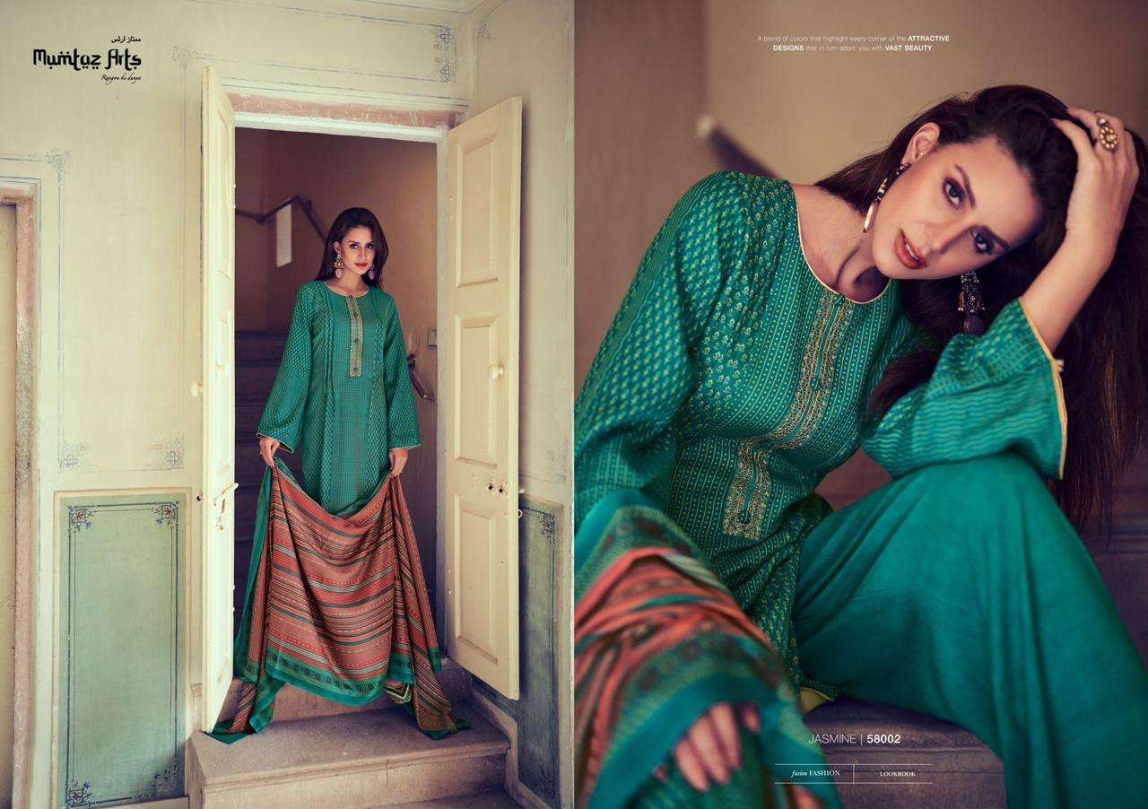 mumtaz art jasmine pashmina regal look salwar suit catalog